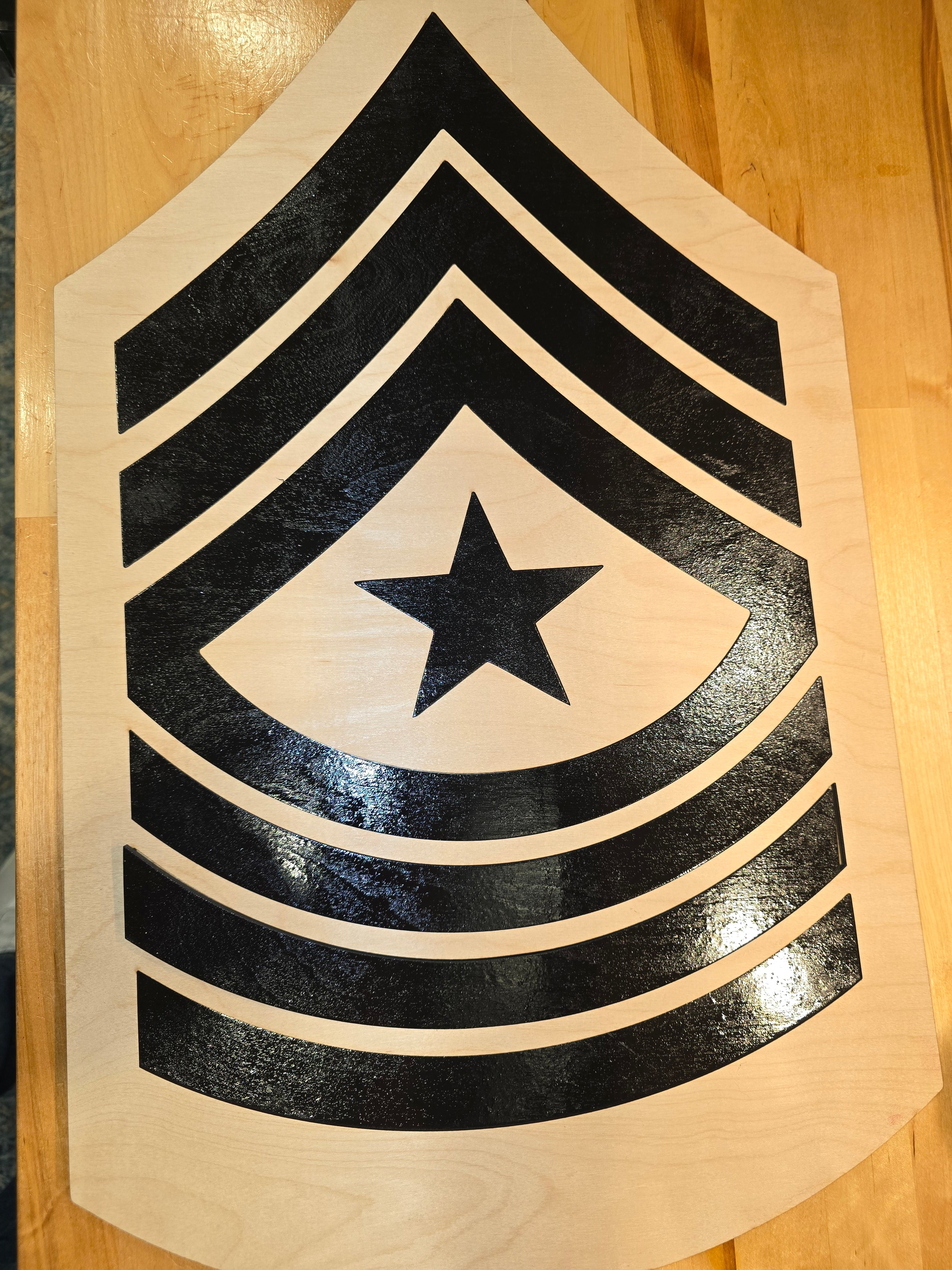 Custom made plaque