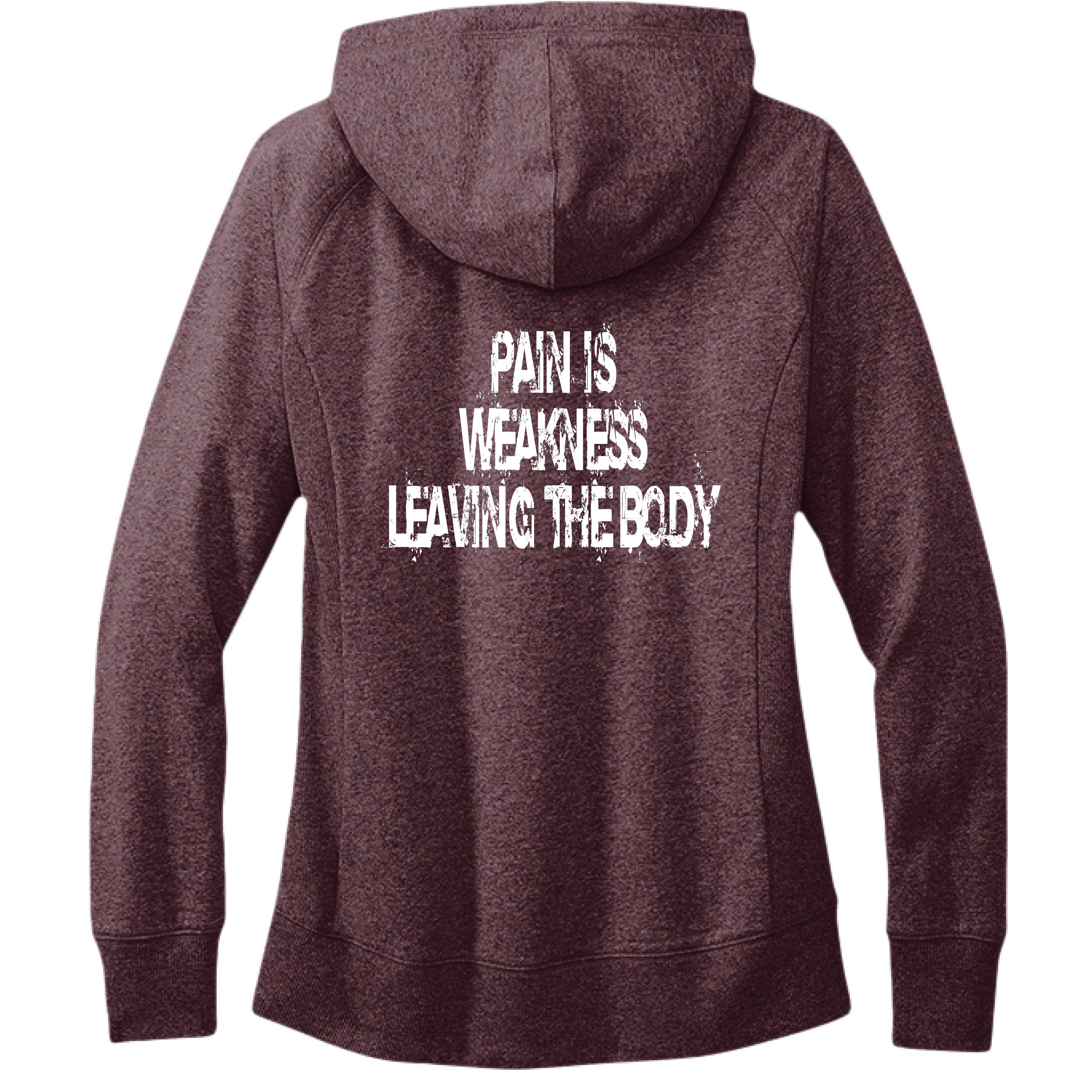 Maroon Heather - BACK