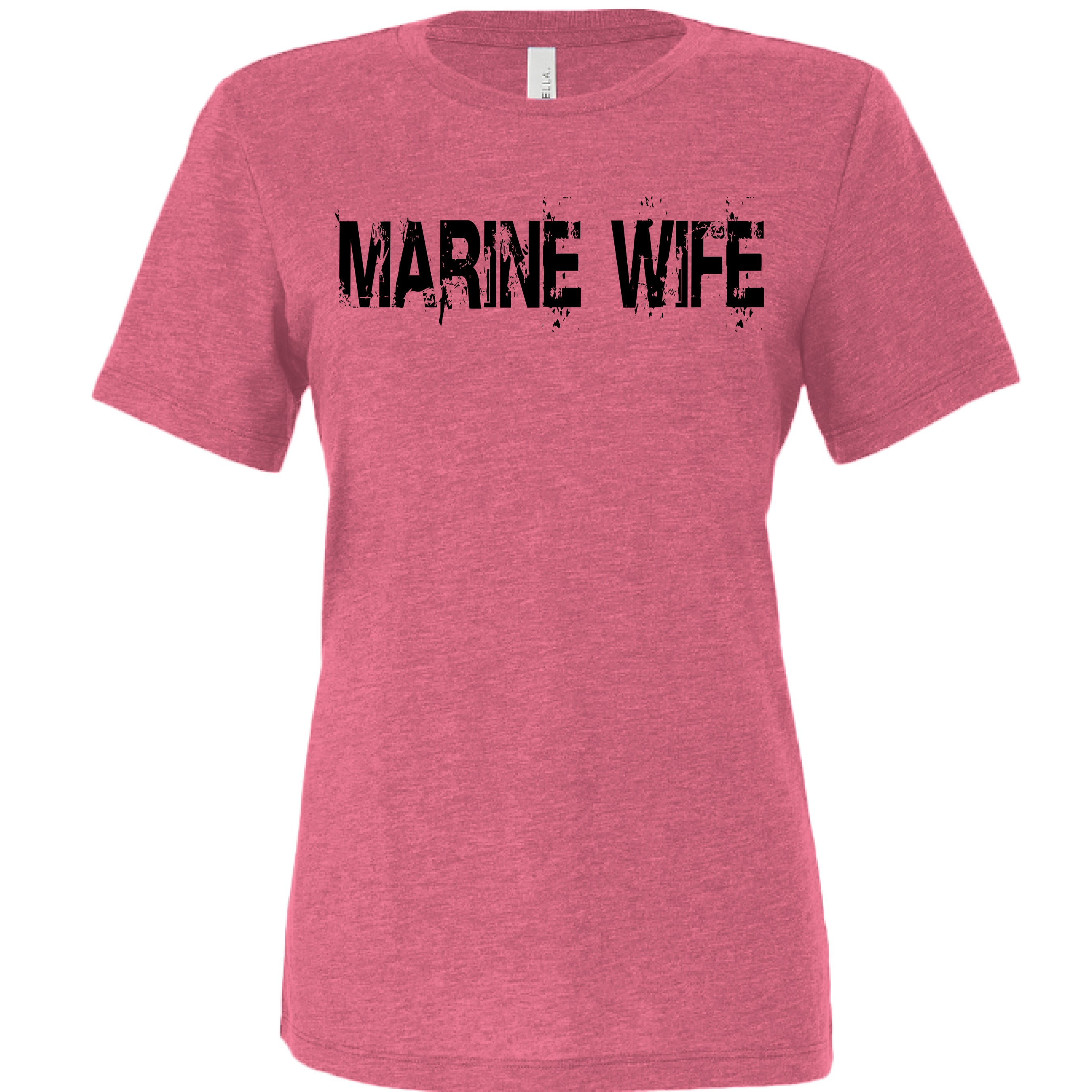 Char Pink Triblend - FRONT