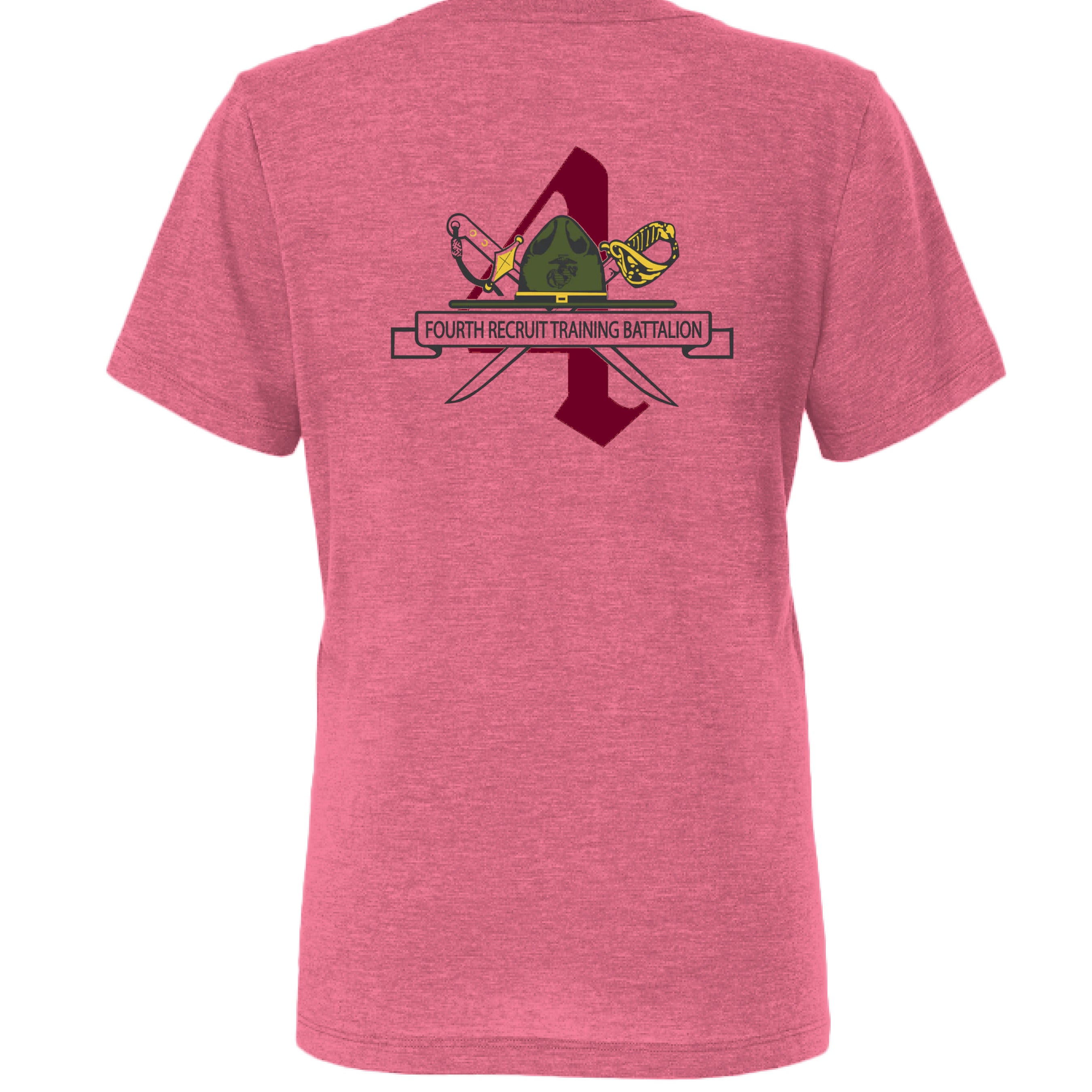 Char Pink Triblend - BACK