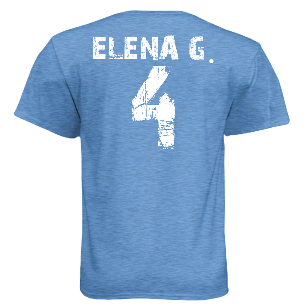 Heather Columbia Blue - BACK