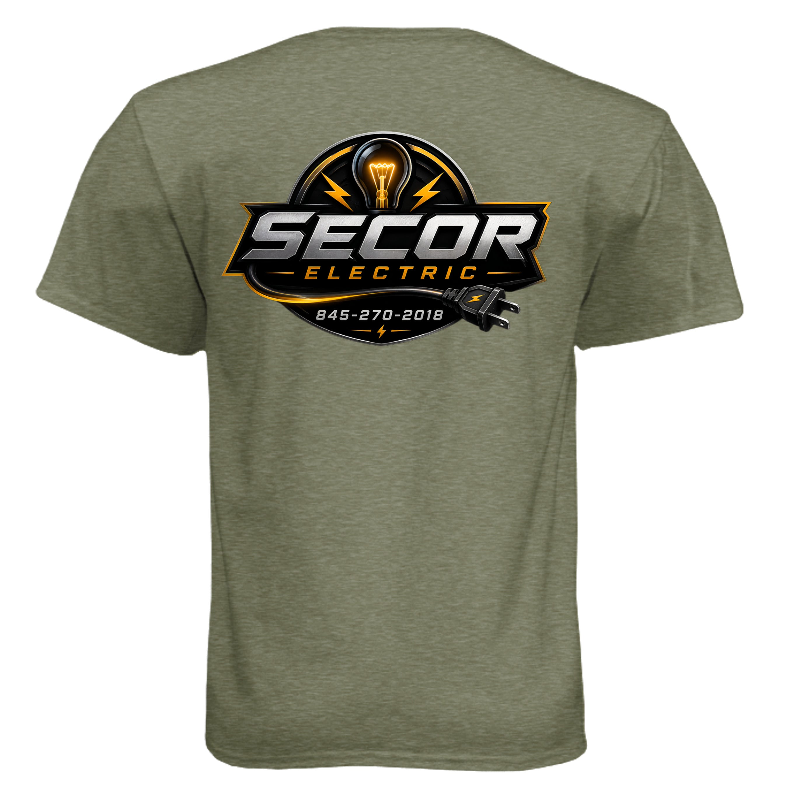 MILITARY GREEN - 6010 - BACK