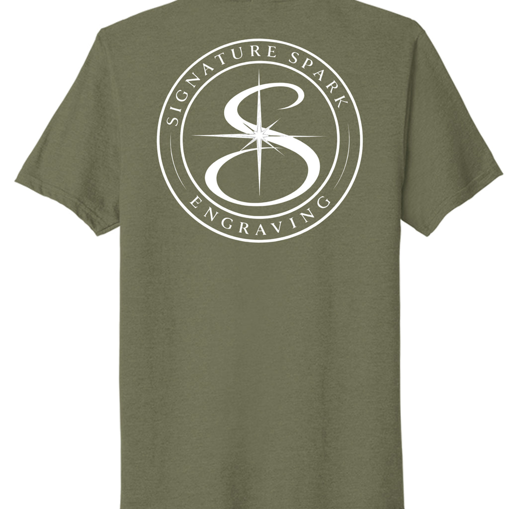 Military Green Heather - PC330 - BACK
