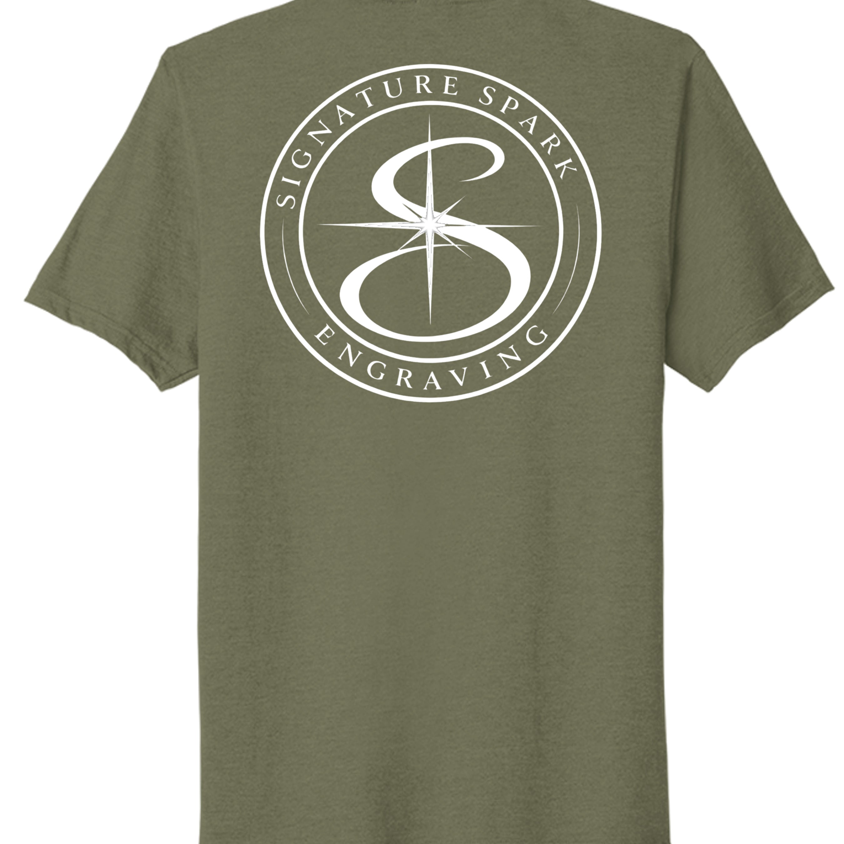 Military Green Heather - PC330 - BACK